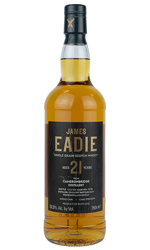 James Eadie Cameronbridge 21 Year Single Malt Scotch Whisky